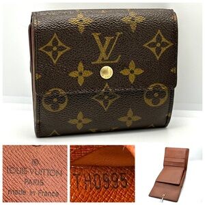 Authentic Louis Vuitton Monogram Elise Compact Wallet Good Beautiful Condition